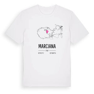 Marciana karta t-shirt – ekologisk bomull t-shirt från Pinshirt