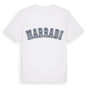 Marradi college t-shirt – ekologisk bomull t-shirt från Pinshirt