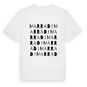 Marradi ordlek t-shirt – ekologisk bomull t-shirt från Pinshirt