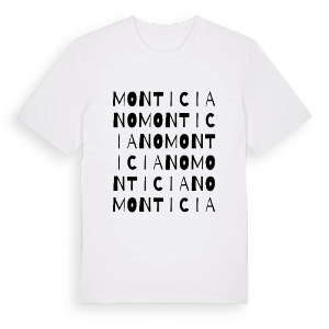 Monticiano ordlek t-shirt – ekologisk bomull t-shirt från Pinshirt