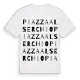 Piazza al Serchio ordlek t-shirt