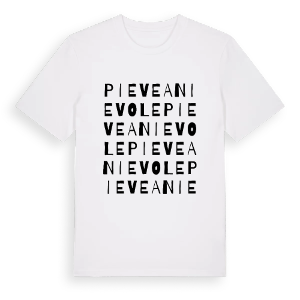 Pieve a Nievole ordlek t-shirt – ekologisk bomull t-shirt från Pinshirt