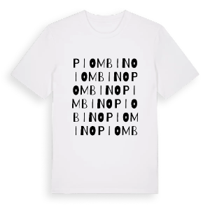 Piombino ordlek t-shirt – ekologisk bomull t-shirt från Pinshirt
