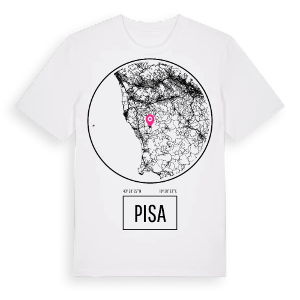 Pisa t-shirt – ekologisk bomull t-shirt från Pinshirt