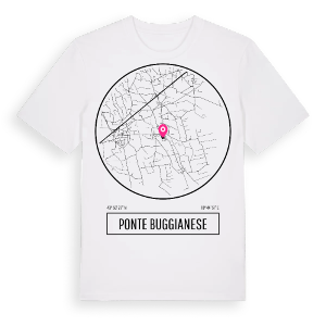 Ponte Buggianese t-shirt – ekologisk bomull t-shirt från Pinshirt