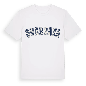 Quarrata college t-shirt – ekologisk bomull t-shirt från Pinshirt