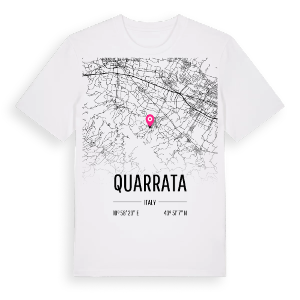 Quarrata karta t-shirt – ekologisk bomull t-shirt från Pinshirt