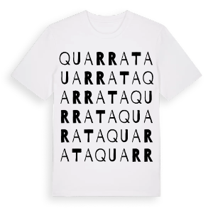 Quarrata ordlek t-shirt – ekologisk bomull t-shirt från Pinshirt