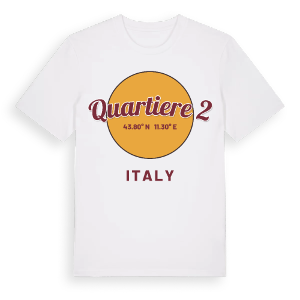 Quartiere 2 cirkel t-shirt – ekologisk bomull t-shirt från Pinshirt