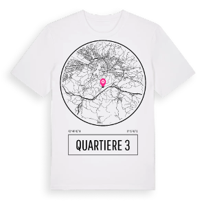 Quartiere 3 t-shirt – ekologisk bomull t-shirt från Pinshirt