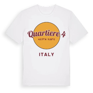 Quartiere 4 cirkel t-shirt – ekologisk bomull t-shirt från Pinshirt