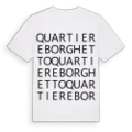 Quartiere Borghetto ordlek t-shirt