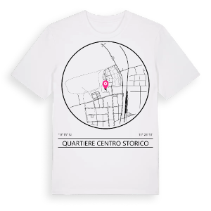 Quartiere Centro Storico t-shirt – ekologisk bomull t-shirt från Pinshirt