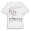 Quartiere Stadio karta t-shirt