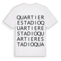 Quartiere Stadio ordlek t-shirt
