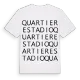 Quartiere Stadio ordlek t-shirt