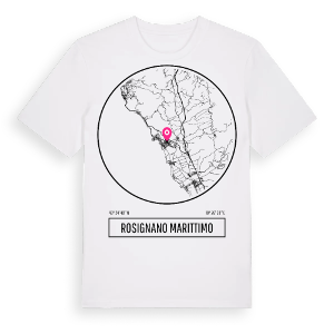 Rosignano Marittimo t-shirt – ekologisk bomull t-shirt från Pinshirt