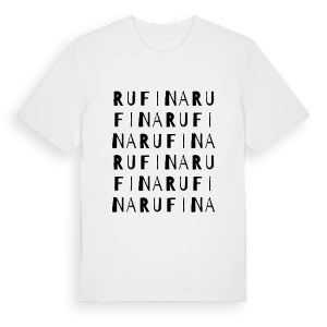 Rufina ordlek t-shirt – ekologisk bomull t-shirt från Pinshirt