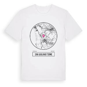 San Giuliano Terme t-shirt – ekologisk bomull t-shirt från Pinshirt