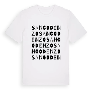 San Godenzo ordlek t-shirt – ekologisk bomull t-shirt från Pinshirt