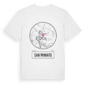 San Miniato t-shirt – ekologisk bomull t-shirt från Pinshirt