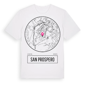 San Prospero t-shirt – ekologisk bomull t-shirt från Pinshirt