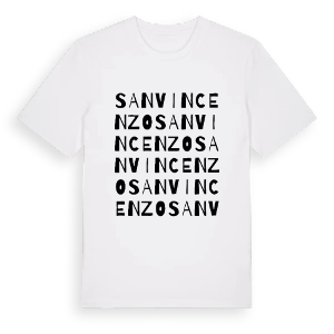 San Vincenzo ordlek t-shirt – ekologisk bomull t-shirt från Pinshirt