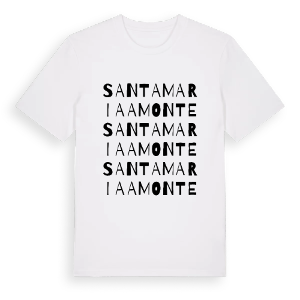 Santa Maria a Monte ordlek t-shirt – ekologisk bomull t-shirt från Pinshirt