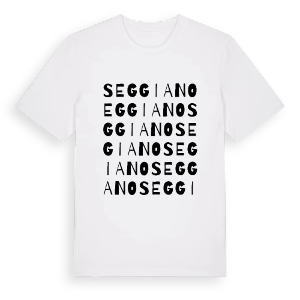Seggiano ordlek t-shirt – ekologisk bomull t-shirt från Pinshirt