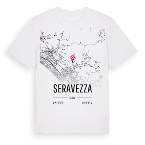 Seravezza karta t-shirt – ekologisk bomull t-shirt från Pinshirt