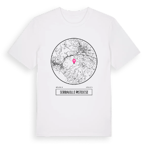 Serravalle Pistoiese t-shirt – ekologisk bomull t-shirt från Pinshirt