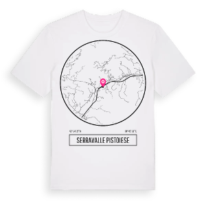Serravalle Pistoiese t-shirt – ekologisk bomull t-shirt från Pinshirt