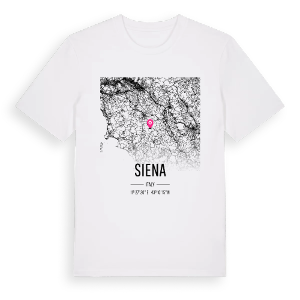 Siena karta t-shirt – ekologisk bomull t-shirt från Pinshirt