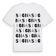 Signa ordlek t-shirt