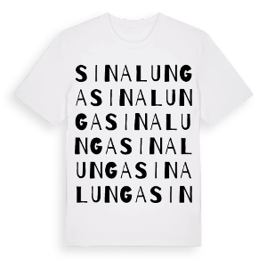Sinalunga ordlek t-shirt – ekologisk bomull t-shirt från Pinshirt