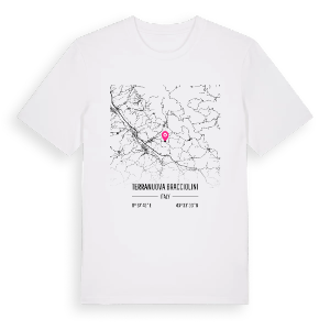 Terranuova Bracciolini karta t-shirt – ekologisk bomull t-shirt från Pinshirt