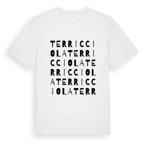 Terricciola ordlek t-shirt – ekologisk bomull t-shirt från Pinshirt