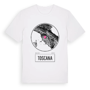 Toscana t-shirt – ekologisk bomull t-shirt från Pinshirt