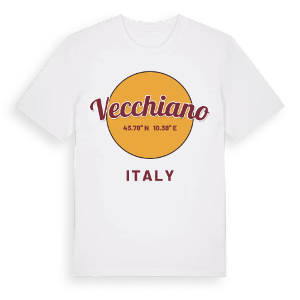 Vecchiano cirkel t-shirt – ekologisk bomull t-shirt från Pinshirt