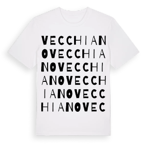Vecchiano ordlek t-shirt – ekologisk bomull t-shirt från Pinshirt