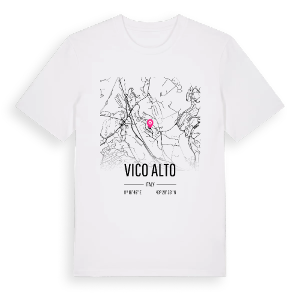 Vico Alto karta t-shirt – ekologisk bomull t-shirt från Pinshirt