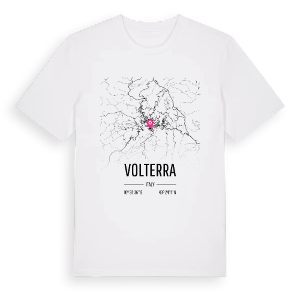 Volterra karta t-shirt – ekologisk bomull t-shirt från Pinshirt