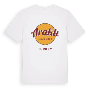 Araklı cirkel t-shirt – ekologisk bomull t-shirt från Pinshirt