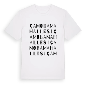 Çamoba Mahallesi ordlek t-shirt – ekologisk bomull t-shirt från Pinshirt