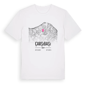 Çarşıbaşı karta t-shirt – ekologisk bomull t-shirt från Pinshirt
