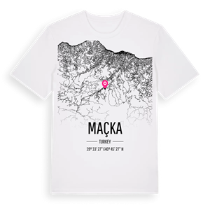 Maçka karta t-shirt – ekologisk bomull t-shirt från Pinshirt