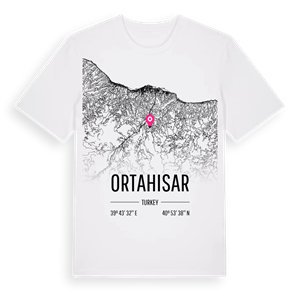 Ortahisar karta t-shirt – ekologisk bomull t-shirt från Pinshirt