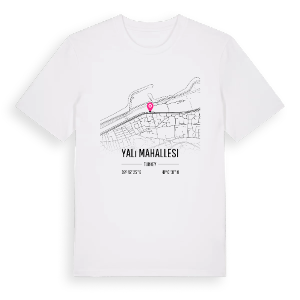 Yalı Mahallesi karta t-shirt – ekologisk bomull t-shirt från Pinshirt