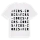 Afers - Eores ordlek t-shirt