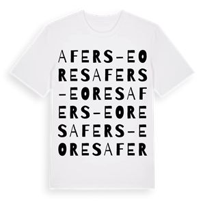Afers - Eores ordlek t-shirt – ekologisk bomull t-shirt från Pinshirt